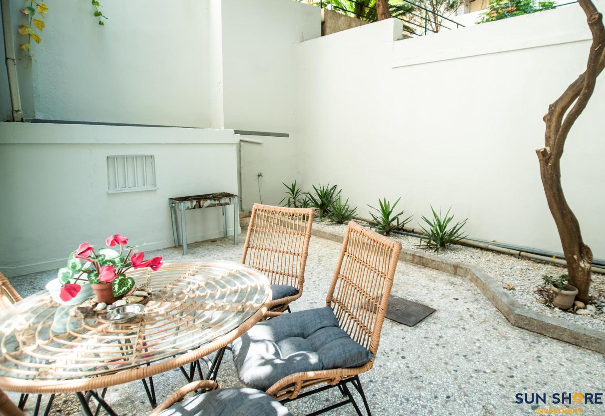 Explore Greece From Apartment With Private Garden คัลกิดา ภายนอก รูปภาพ